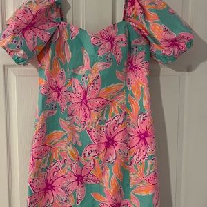 Lilly Pulitzer Lunetta Short Sleeve Stretch Dress